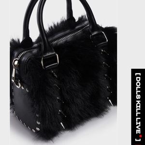 Current mood fur bag